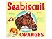 Lindsay, California, Seabiscuit Brand Citrus Label Premium Poster Print, 16x12