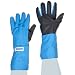 NSA G99CRSGMAXLP Nylon Taslan and PTFE Mid-Arm Waterproof Safety Glove with SaferGrip Palm, Cryogenic, 14" - 15" Length, X-Large, Blue