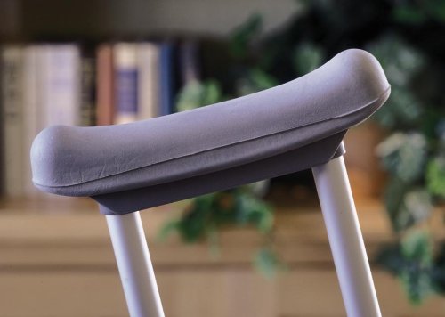 Crutch Cushions Gray