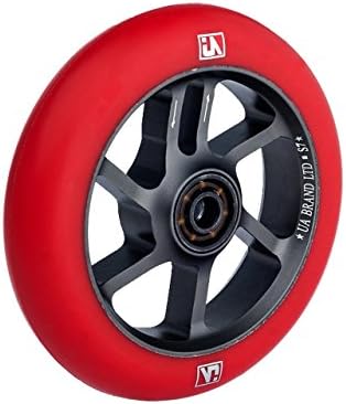 UrbanArtt S7 110mm Wheels Red/Gray (Pair)
