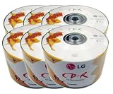 300pcs LG CD-R 52x 700MB 80Min Logo printed Top Premium Quality