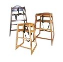 Stacking Hi-Chair Walnut (Non-Assembled)