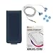 GTMax Dark Blue Permium Durable Leather Flip Carrying Case + Clear LCD Screen Protector + Blue Stereo Candy Soft Gel Headset 3.5mm for Apple iPod nano 16GB 8GB 5th 5G Generation NEWEST MODEL