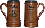 Philadelphia Phillies 2008 World Series Champions Laser Engraved Wood Stein