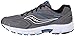 Saucony Men's Cohesion 9 Running Shoe, Grey/Black/Rio, 10 M US