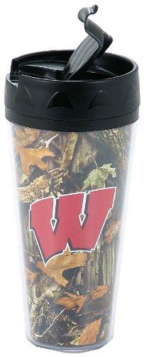 Wisconsin Badgers 16 oz. Voyager Fence Row Camo Series