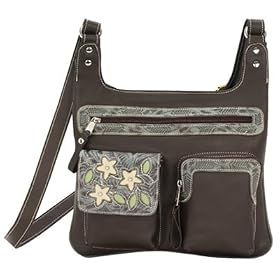American West Crossbody Travel Bag with Adjustable Shoulder Strap