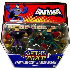  DC Batman Brave and the Bold Action League Mini Figure 2-Pack Sportsmaster Vs. Green Arrow