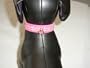 Arizon Velveteen Rhinestone Fancy Dog Collar - Pink 14"