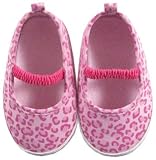 Luvable Friends Print Mary Jane for Baby, Pink