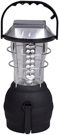 3 Modes Hand Crank Dynamo Solar Powered 36 LED Bright Lantern Outdoor Camping Work Light