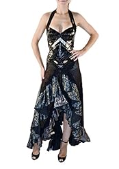 Zig Zag Corset   Waistline Evening Dress 