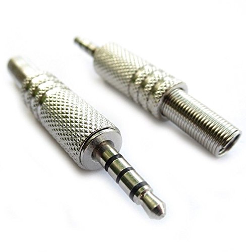 Cess® 5 pieces 3.5mm 4 pole trrs male construction plu…