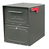 Architectural Mailboxes 6200Z-10 Oasis Jr. Curbside Locking Mailbox 15x11.5x18 Inch - Bronze