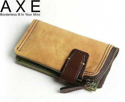 AXE ウォッシュ キーケース(小銭入れ付) 136651