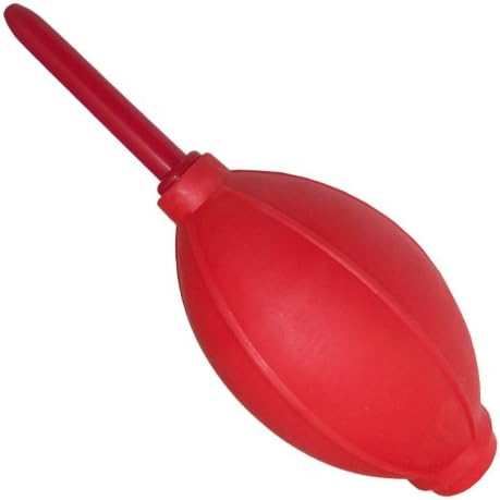 Deluxe Air Blower Cleaner & Red Rubber Air Blower Cleaner for Camera Lens + JB Digital Soft Microfiber Lens Cleaning Cloth