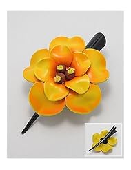 Flower Hair Chip In White Base