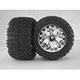 R Off-Road Tires Wheels Glued Chrome: Mini-T TRITMT2003