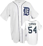 Joel Zumaya White Majestic MLB Home Replica Detroit Tigers Youth Jersey