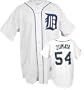Joel Zumaya White Majestic MLB Home Replica Detroit Tigers Youth Jersey