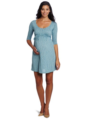 Three Seasons Maternity Women's Space Dye V-Neck Dress