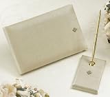 Review   / Ivory Glimmer Wedding Guest Book and Pen Set