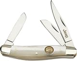 Jeep Knives 3 1/2-Inch 3-Blade Pearl Stockman