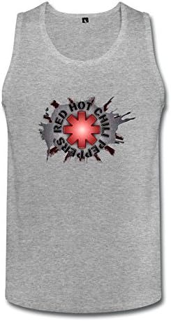 RBKING Men's Red Hot Chili Peppers Logo Tank Top Size S
