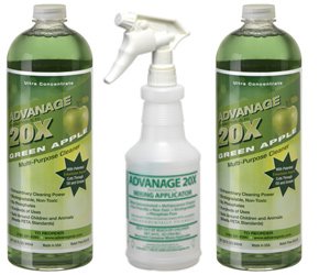 ADVANAGE 20X Multi-Purpose Cleaner Green Apple 2 Pack - Manufacturer Direct - 20X is Our Newest Formula! On Sale