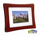 GiiNii 5 Inch Digital Picture Frame in Pinched Wooden Frame