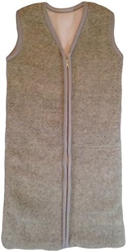 Three Bags Full Little Boys Merino Wool Sleeping Sack (Medium, Grey)