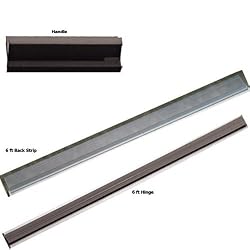 AG HINGE 1/8" X 6FT SMOKE
