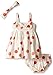 Rosie Pope Baby Girls' Cotton Dobby Dress with Matching Diaper Cover and Headband