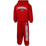 MLB adidas Philadelphia Phillies Toddler Red Hoody Fleece Hoody & Pants Set (2T)