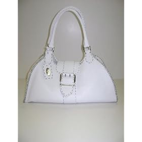 Fendi Handbags Selleria Hobo White Leather 8BR457 - NDU