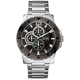 GUESS Masculine Sport Watch with Gunmetal-Tone