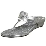 JRenee Womens Valentine Sandal