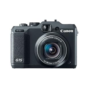 Canon PowerShot G15 12.1MP Digital Camera with 5x IS Zoom