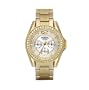 Fossil Women's ES2421 Gold-Tone Stainless Steel Bracelet Champagne Glitz Analog Dial Multifunction Watch