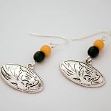University of Missouri Mizzou Tigers Beaded Earrings