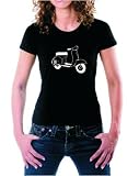 VESPA girly t-shirt schwarz GIRLY