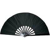 Classic Oriental Fan Black