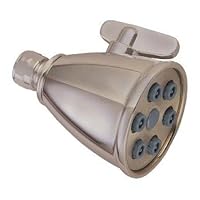 Elements of Design DK1388 6 Nozzle Power Jet Shower Head, Satin Nickel
