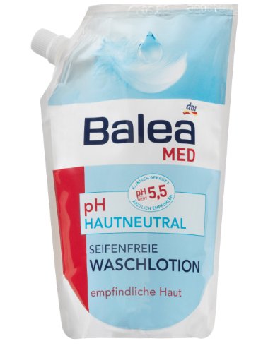 Balea Med pH-hautneutral Waschlotion Nachf&uuml;ller, 3er Pack (3 x 500 ml)