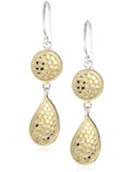 Anna Beck Designs "Gili" Double Drop 18k Gold-Plated Earrings