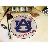 Auburn Tigers BASEBALL-SHAPED AREA WELCOME BATH MAT RUG by 1stDownShop