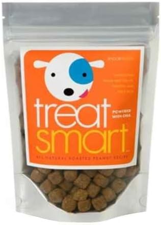 Lincoln Bark TreatSmart - All Natural Roasted Peanut Butter Recipe Soft Dog Treats Powered By Chia