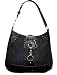 Gator Trimmed Slimline Hobo Handbag
