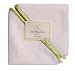 SwaddleDesigns Wash Cloth Set - White Terry Velour with Kiwi Mini Mod Satin