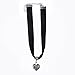 Hilinker Retro Goth Gothic Elegant Velvet Band Heart Charm Choker Collar Necklace for Women